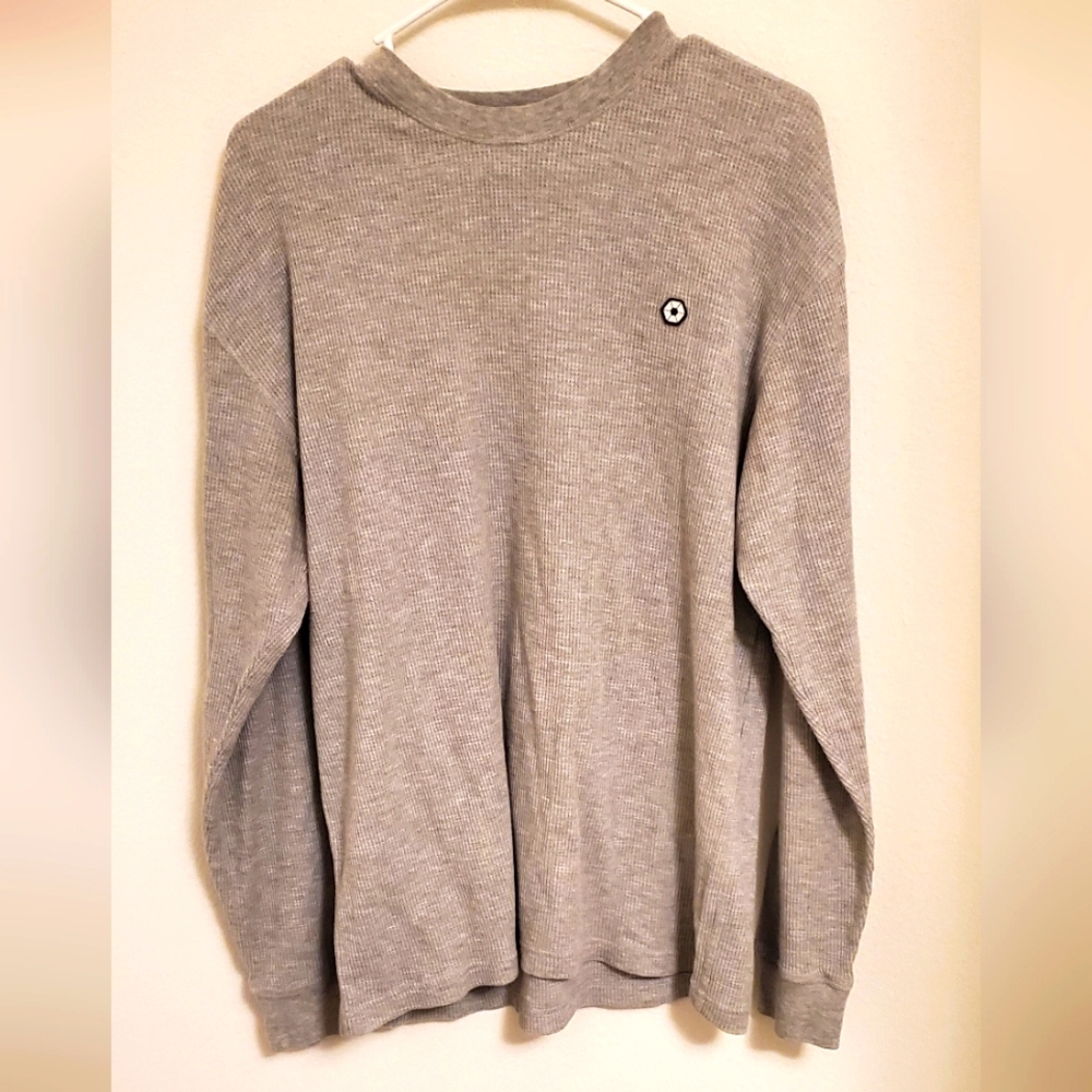 Vintage Southpole Men's Long Sleeve Thermal Shirt Y2K 2000s Emo Grunge Skater